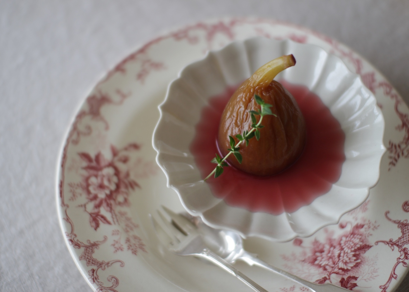 いちじくの赤ワイン煮 Petit A Petit