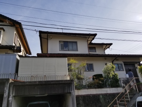 安佐北区・S様邸 外壁塗装/雨樋補修工事_d0125228_20122766.jpg