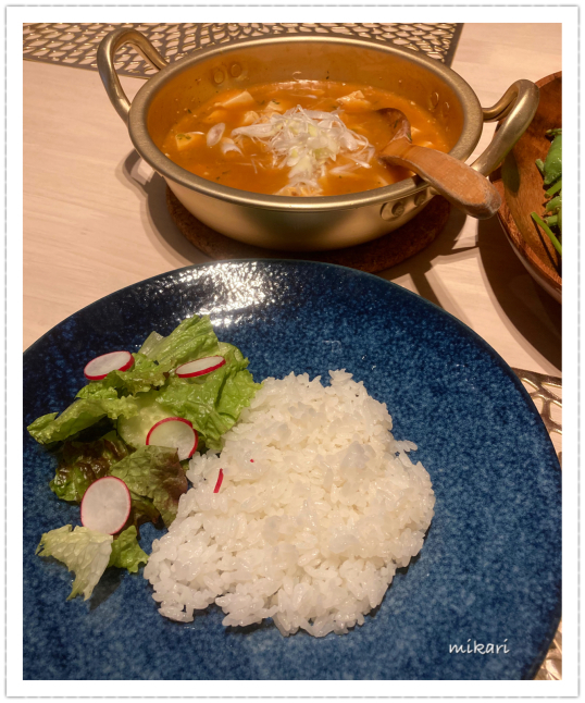 韓国風アルミ鍋で麻婆豆腐の夜ご飯 Mikari S Blog