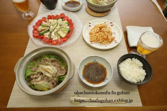 梅醤油が、漬かったので、夏鍋食べました＆朝の琵琶湖散歩_c0326245_10040561.jpg