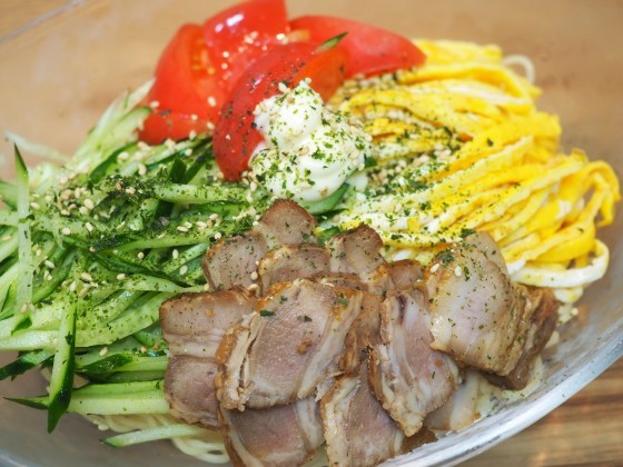 ゆず冷麺とカラメル入りトマトスープ_a0258686_21295542.jpg