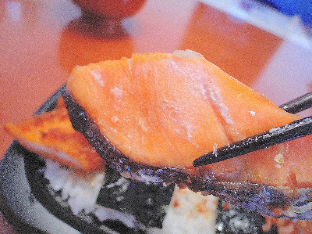 オーケーストアのお弁当(鮭弁当)@自宅_d0393923_15461902.jpg