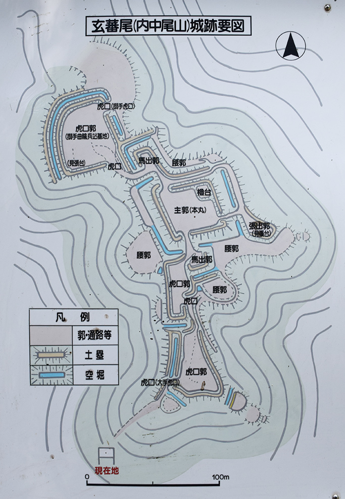 賤ヶ岳の戦いの柴田勝家の本陣・玄蕃尾城。　その２　＜大手郭・虎口郭・腰郭・南馬出郭＞_e0158128_17541793.jpg