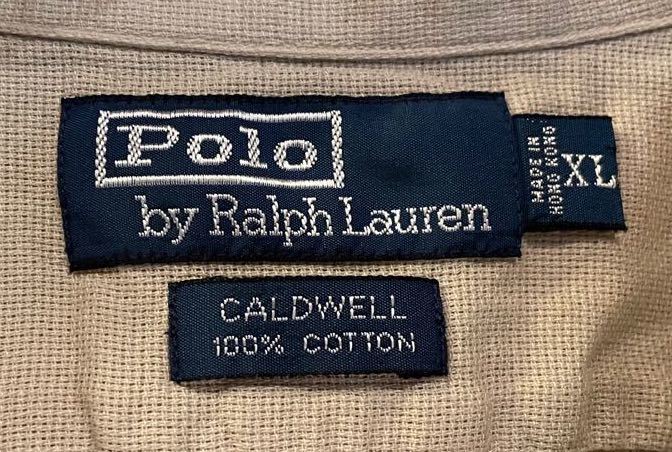 ６月２４日（木）90s all cotton  Polo Ralph Lauren ラルフローレン  CALDWELL オープンカラーシャツ ！_c0144020_13485108.jpg