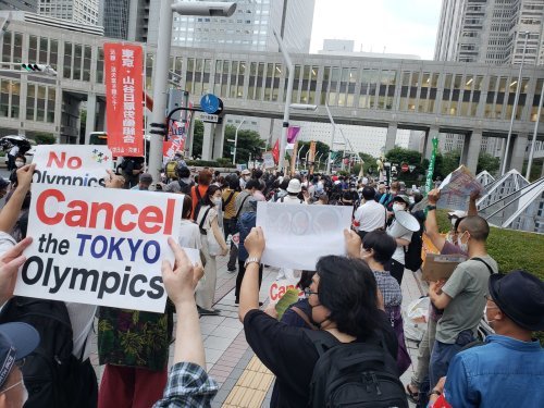 【報告】オリパラ反対!6・23全国・全世界同時行動:新宿デモに850人!_a0336146_20464726.jpg