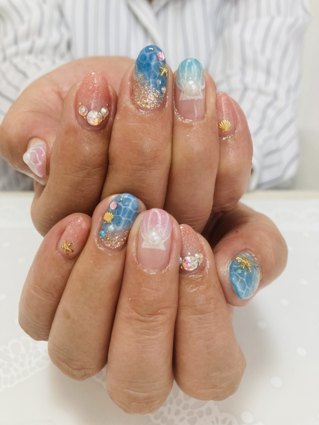 今月のネイル 福岡の占い師 姫 占いの部屋 タロット 星占術 手相