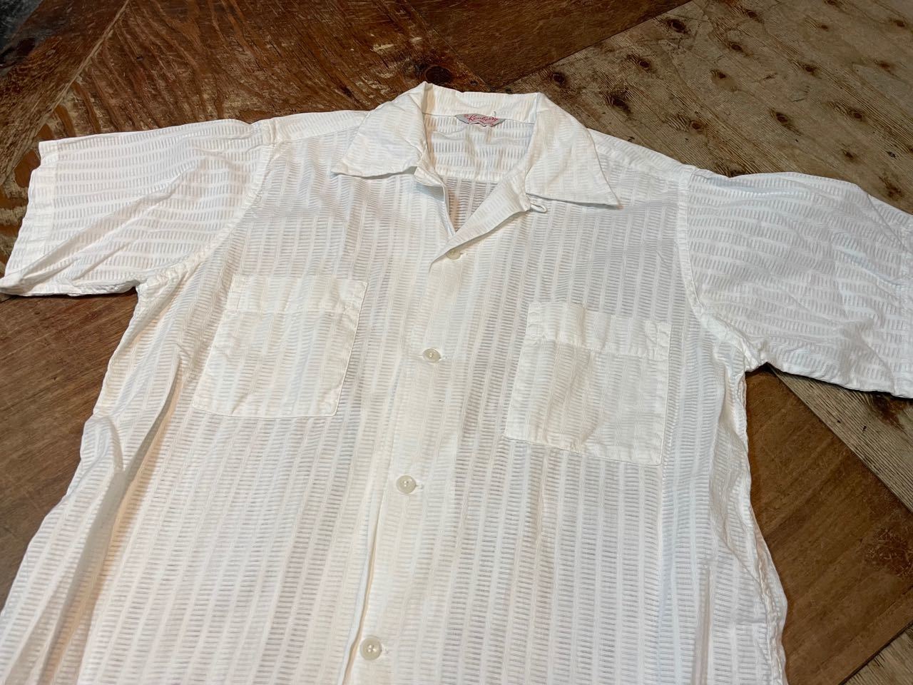 ６月２６日（土）入荷！50s  all cotton Kenberry オープンカラー　ヴィンテージシャツ ！_c0144020_14100276.jpg