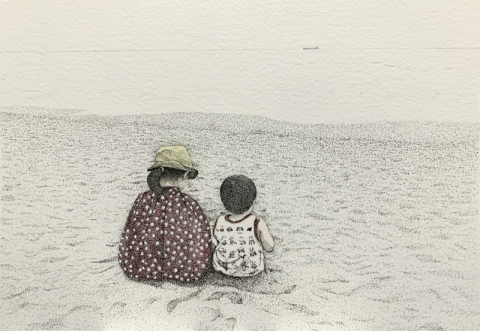 最高品質の 弟の点描画 ファッション