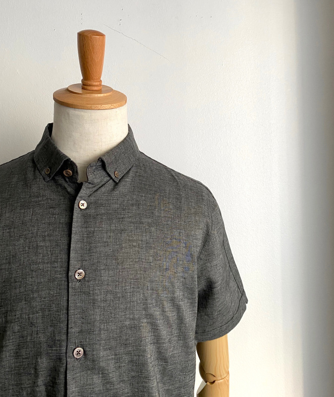 Linen Canvas BD Shirt_c0379477_20535821.jpg