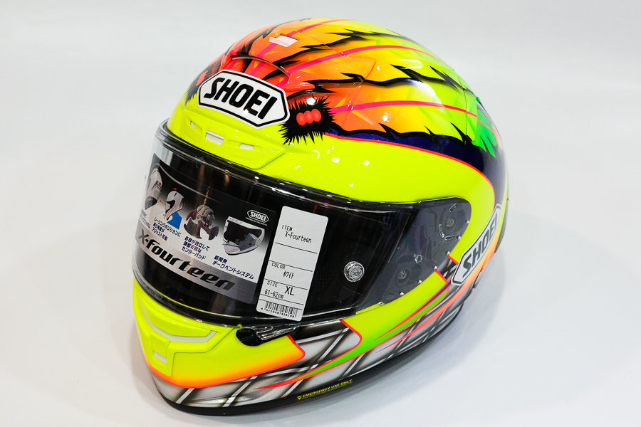 美品 SHOEI X-8V トロイリーデザイン スコットラッセル ヘルメット