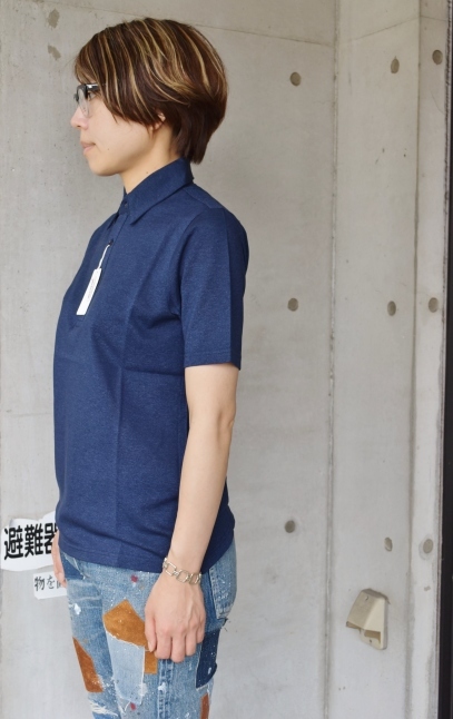 RING JACKET 渋線:Indigo NAVY POLO_d0152280_15021614.jpg