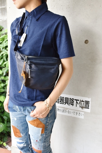 RING JACKET 渋線:Indigo NAVY POLO_d0152280_15031520.jpg