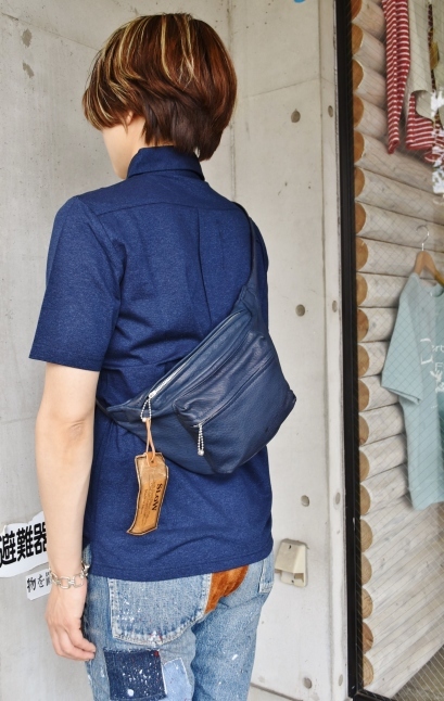 RING JACKET 渋線:Indigo NAVY POLO_d0152280_15033218.jpg