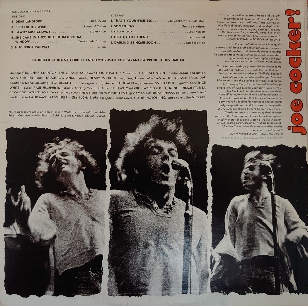 Joe Cocker その2 Joe Cocker ! /The Grease Band アナログレコード巡礼の旅