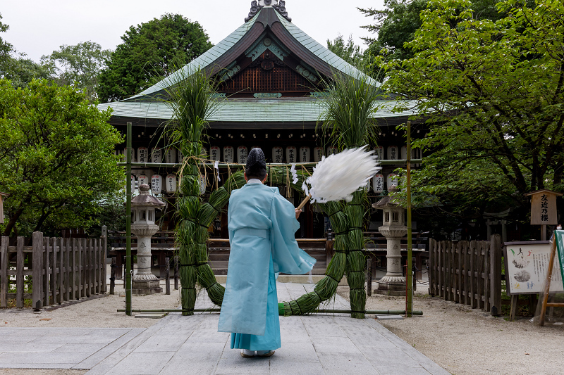 夏越の大祓 八坂神社 上賀茂神社 車折神社 下御霊神社 平安神宮 護王神社 城南宮 大将軍八神社 伏見稲荷大社 新熊野神社 三宅八幡宮 水火天満宮 白峯神宮 花景色 K W C Photoblog