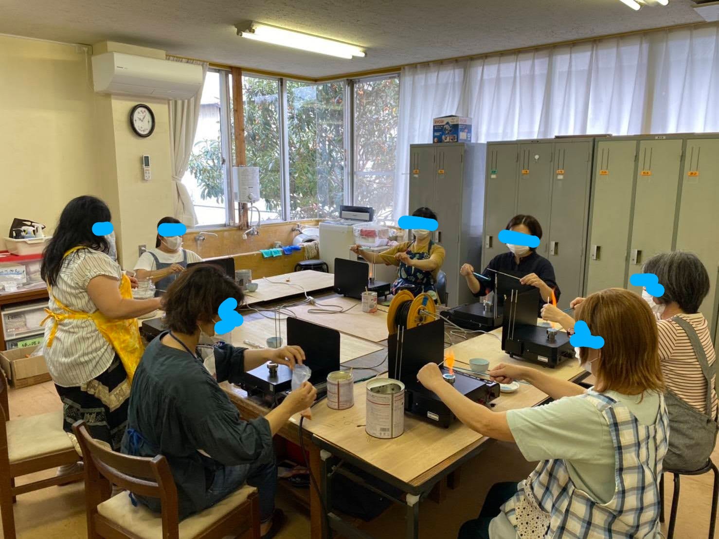 栄母親クラブ とんぼ玉体験講座_b0335860_14204172.jpg