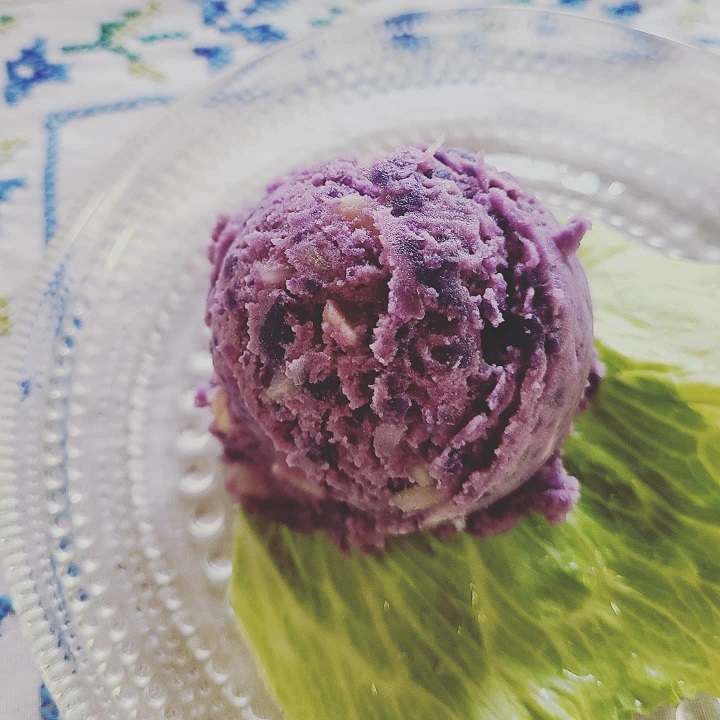 紫陽花みたいなポテトサラダ えんがわ日記