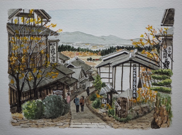 藤森悠二・セゴビア・風景画・シルクスクリーン・水彩画・アート 藤森悠二・セゴビア・風景画・シルクスクリーン・水彩画・アート