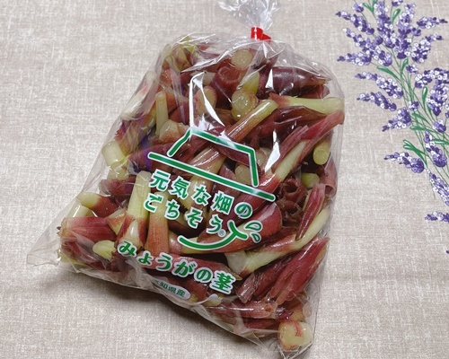 みょうがの茎の甘酢漬け やっぱり旅が好き