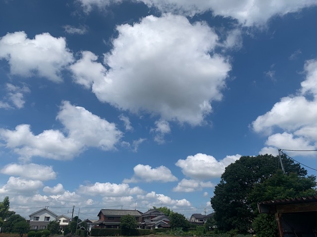 夏の空&美容院_e0040673_19355830.jpg