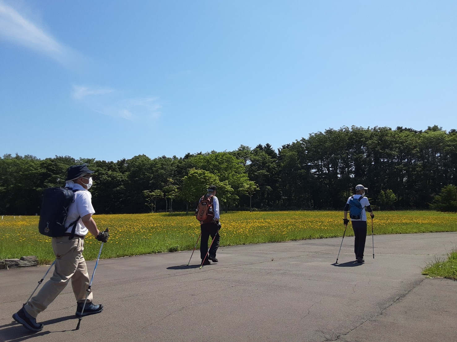 ノルディックウォーキングイベント2021 @野幌森林公園_d0198793_00234623.jpg