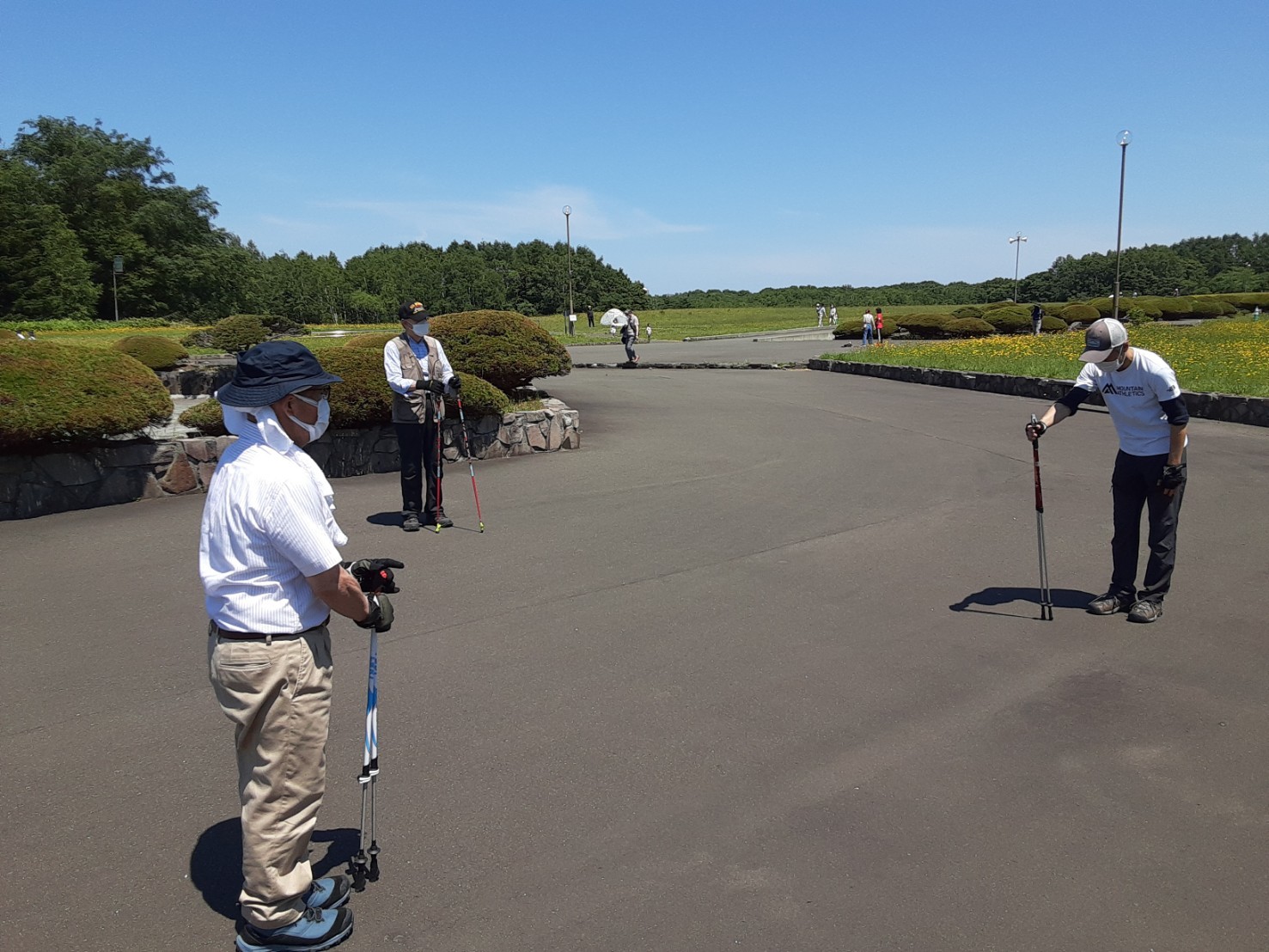 ノルディックウォーキングイベント2021 @野幌森林公園_d0198793_00293584.jpg