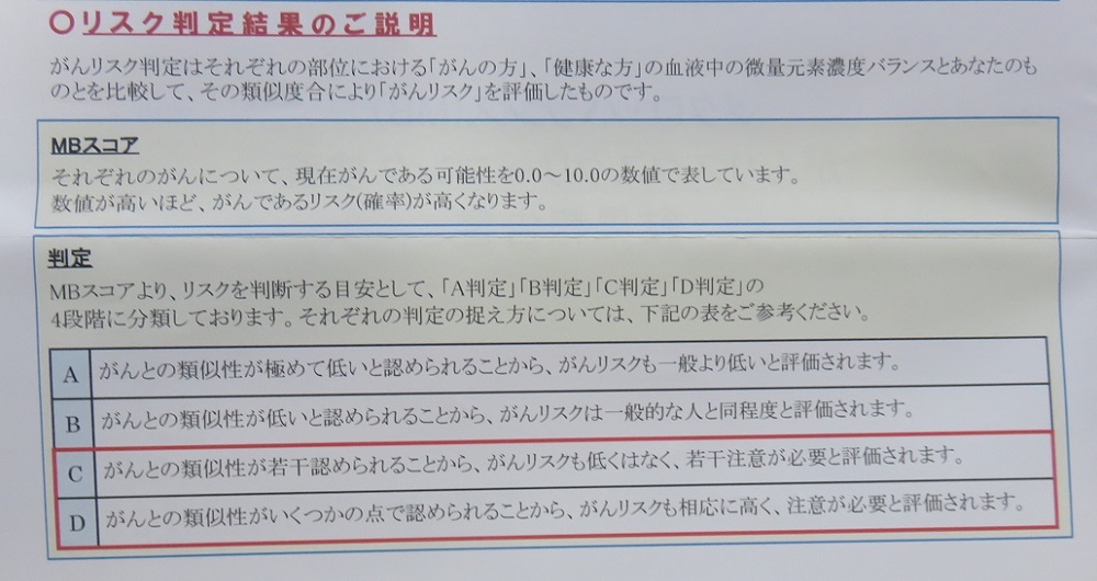 Mb メタロ バランス 検査結果 サマースノーはすごいよ Mb メタロ バランス 検査結果 サマースノーはすごいよ