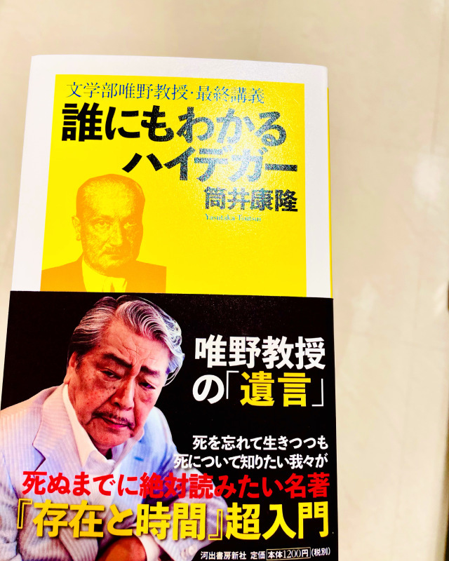 読書 誰にでもわかるハイデッガー 筒井康隆 Artandlove もんもく日記２