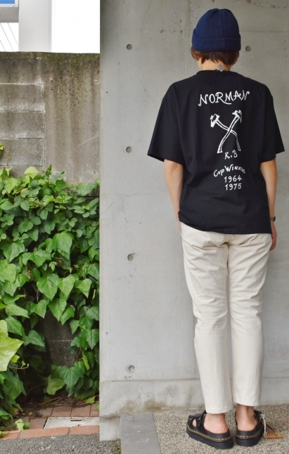 NORMAN BACK PRINT TEE ★★_d0152280_12040010.jpg
