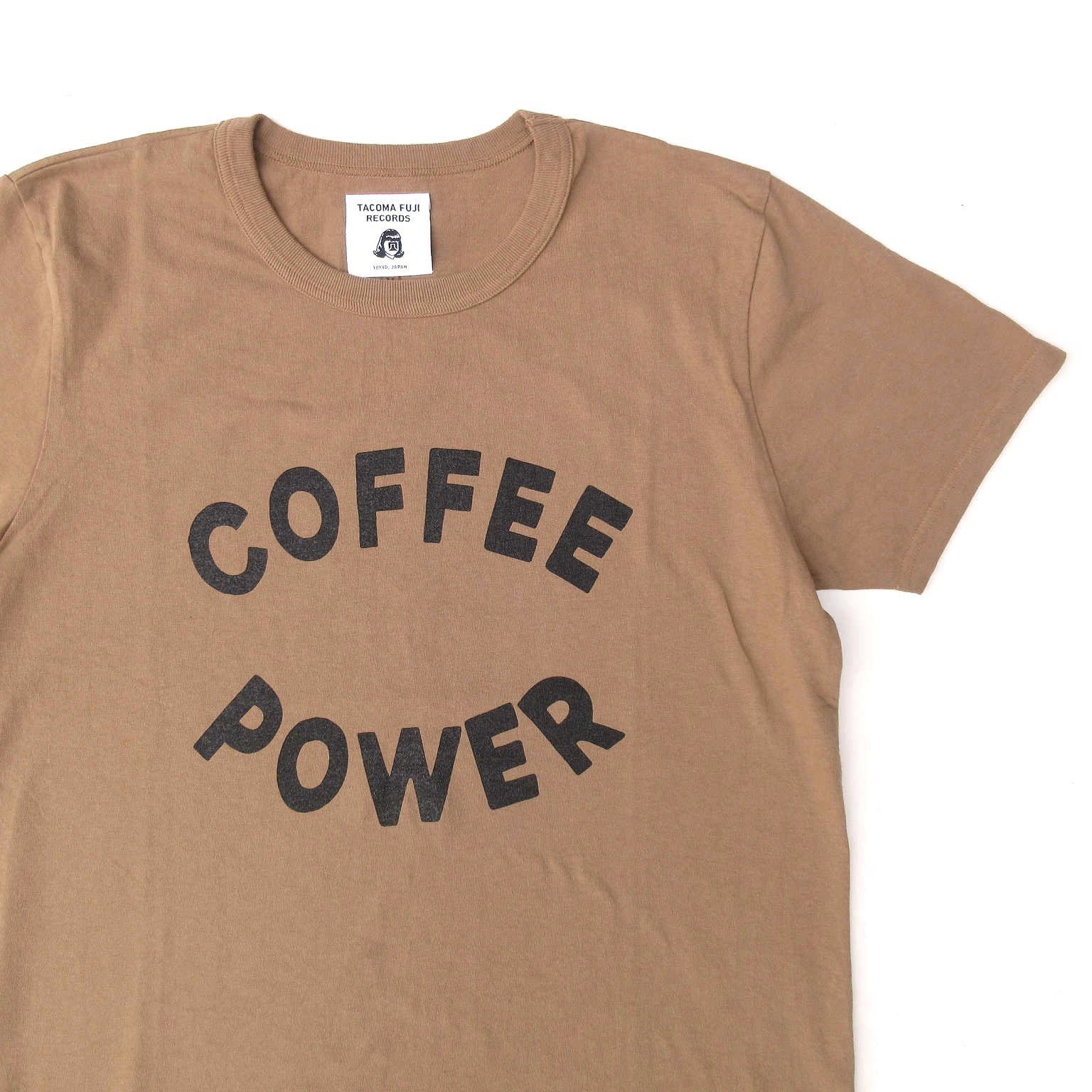 コーヒー染 COFFEE POWER Tシャツ By TACOMA FUJI RECORDS（タコマフジ ...
