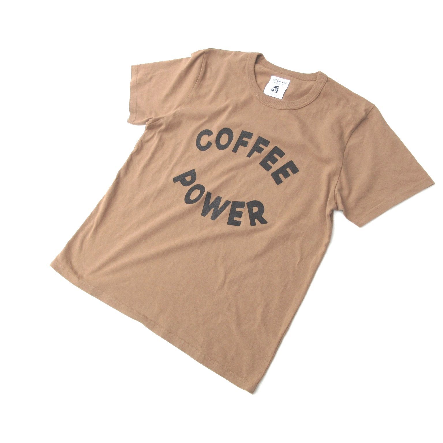 コーヒー染 COFFEE POWER Tシャツ By TACOMA FUJI RECORDS（タコマフジ 