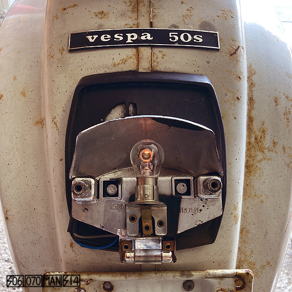 1990s Vintage VESPA 50S V5SA1T ブレーキランプの修理 ベスパ
