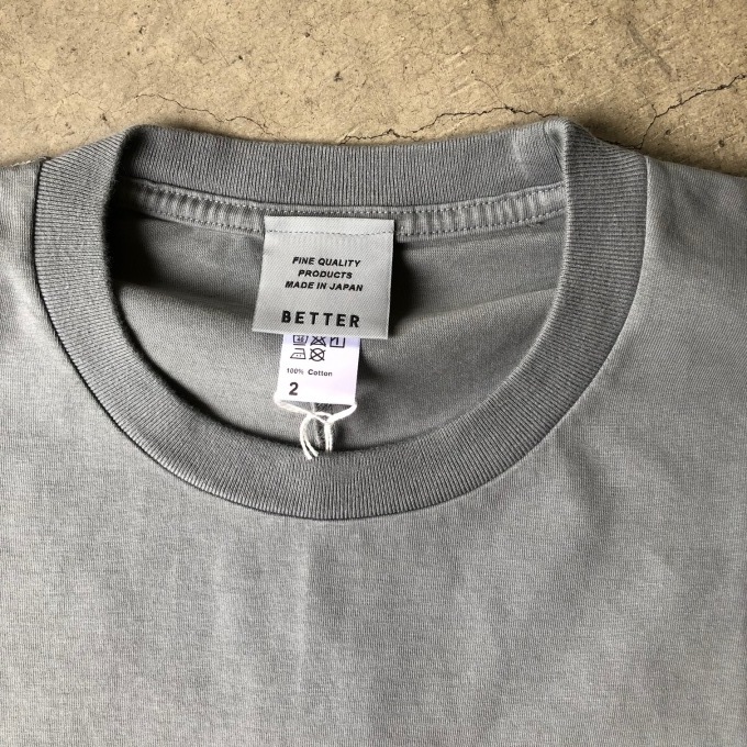BETTER リブ 切り替え Tシャツ_d0334060_16315390.jpeg