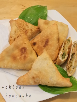 ジャガイモとツナのカレー揚げ サモサ風 マキパン Homebake パンとお菓子と時々ワイン