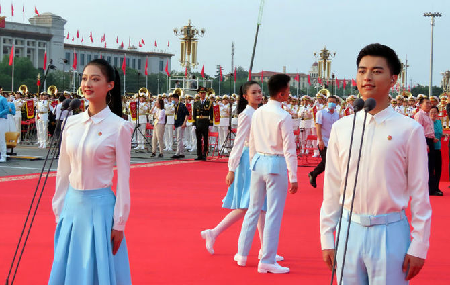 中国共産党創立１００周年の天安門広場と習近平演説 - 日本の一市民の感想_c0315619_13500777.png