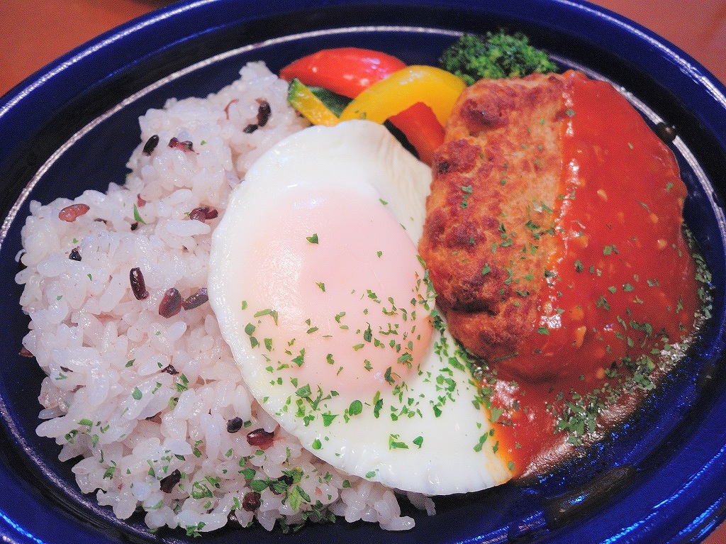 オーケーストアのお弁当(大豆ハンバーグ)@自宅_d0393923_16082873.jpg