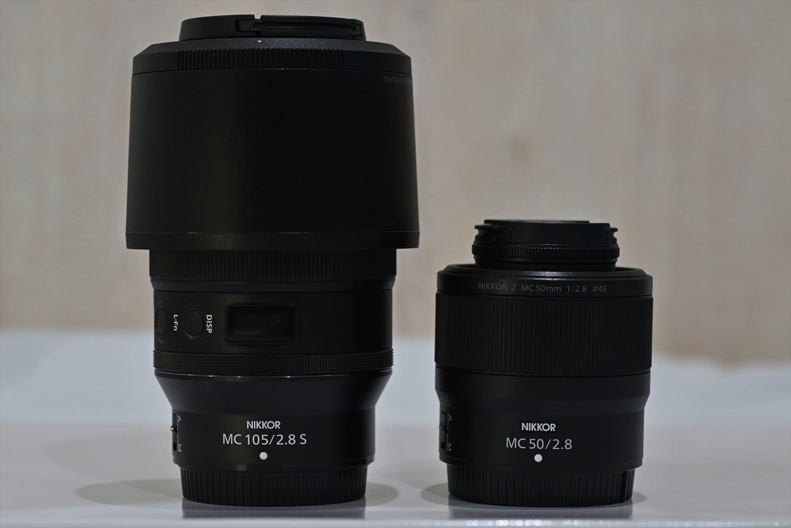 Z MC 50mm f/2.8 vs Z MC 105mm f/2.8 VR S : やぁやぁ。 Z MC 50mm f/2.8 vs Z MC 105mm f/2.8 VR S : やぁやぁ。