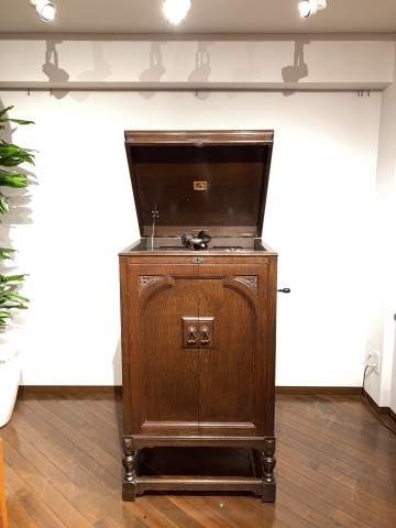 ■□【全国発送可】Grammophon HMV 203 大型蓄音機 英グラモフォン社□■013787055W□■