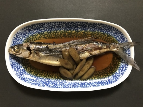 飛び魚の煮付け ぼっちオバサン食堂