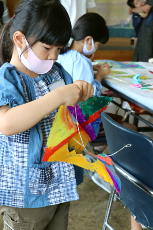 やと子ども美術教室 ~ 夏のかざりもの ~_e0222340_14425996.jpg