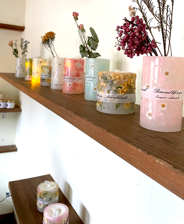特別教室【ボタニカルアロマキャンドルWS orchid.candle】が開催されました_a0017350_19031488.jpg