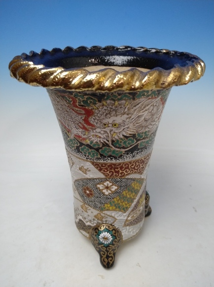 ☆錦鉢☆万年青鉢☆赤唐草宝珠☆布施覚作品 おもと鉢