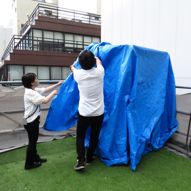 屋上でカメラオブスクラぐるぐる体験_c0060143_22532427.jpg