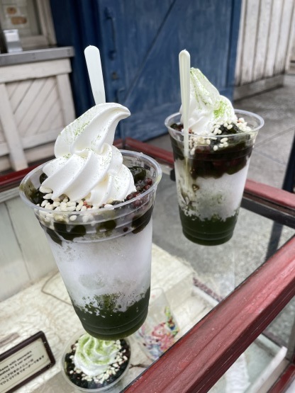 食レポ 抹茶あずき クリームシェイブアイス リバティーランディングダイナー 東京ディズニーリポート