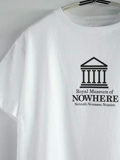 NECESSARY or UNNECESSARY（N.O.UN.）PRINT T-SHIRT「MUSEUM OF NOWHERE」_b0139281_20001069.jpg