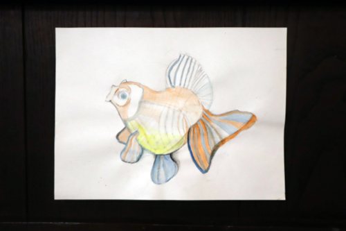 絵画会 ~ 金魚 ~_e0222340_15324852.jpg