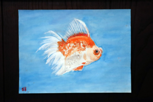 絵画会 ~ 金魚 ~_e0222340_15331107.jpg