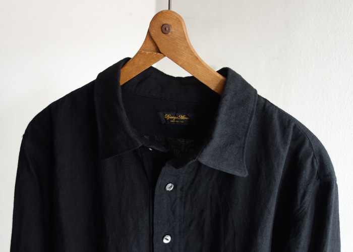 9月の製作 / classic premiumlinen tailor shirt_e0130546_15073043.jpg