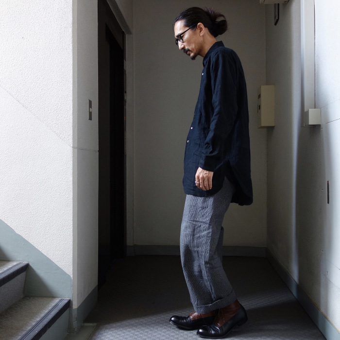 9月の製作 / classic premiumlinen tailor shirt_e0130546_15393719.jpg