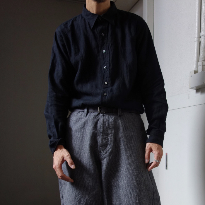 9月の製作 / classic premiumlinen tailor shirt_e0130546_15395057.jpg
